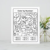 Dinosaurussen in Oerwoud die Pagina door aantal kl (Staand voorkant)