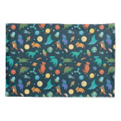 Dinosaurussen in ruimtecentrales kussensloop (Achterkant)