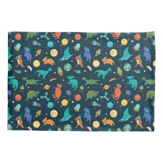 Dinosaurussen in ruimtecentrales kussensloop (Achterkant)