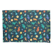 Dinosaurussen in ruimtecentrales kussensloop (Voorkant)