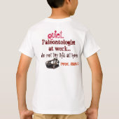 dinosaurussen in shirt (Achterkant)