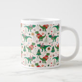 Dinosaurussen in Truien Kerstpatroon Grote Koffiekop (Rechts)