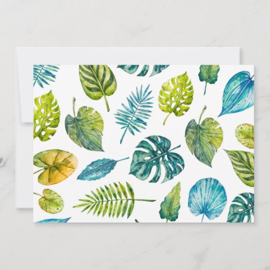 Dinosaurussen Jongen Verjaardag Uitnodiging (Achterkant)