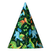 Dinosaurussen Jongens Verjaardag Prehistorische Di Feesthoedjes (Achterkant)