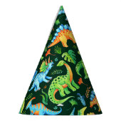 Dinosaurussen Jongens Verjaardag Prehistorische Di Feesthoedjes (Links)