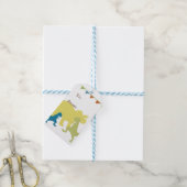 Dinosaurussen Jongensfeestvlaggen Custom Gift Labe Cadeaulabel (Met Touw)