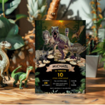 Dinosaurussen Jurassic Verjaardagsfeestje Stomp Ch