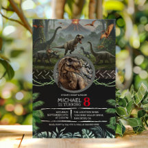 Dinosaurussen Jurassic Verjaardagsfeestje Stomp Ch