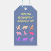 Dinosaurussen Kinder aangepaste geschenk Labels Cadeaulabel (Voorkant)