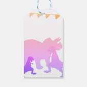 Dinosaurussen Kinder aangepaste geschenk Labels Cadeaulabel (Achterkant)