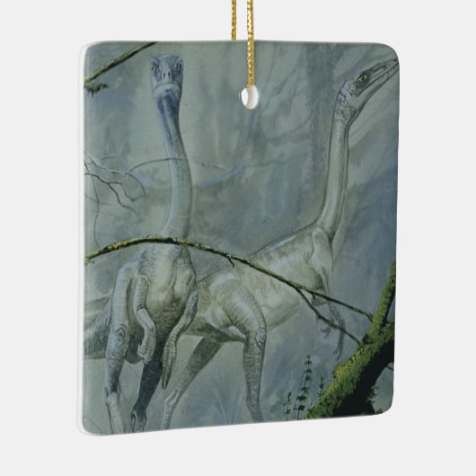  dinosaurussen, Megapnosaurus o.b.a. Syntarsus Keramisch Ornament (Rechts)