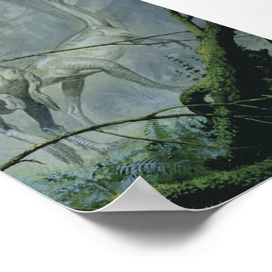  dinosaurussen, Megapnosaurus o.b.a. Syntarsus Poster (Hoek)