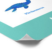 Dinosaurussen met namen die kleurrijk zijn voor he poster (Hoek)