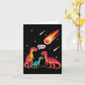 Dinosaurussen Meteoor Sarcastisch Dit Is Prima Gra Kaart (Gele Bloem)