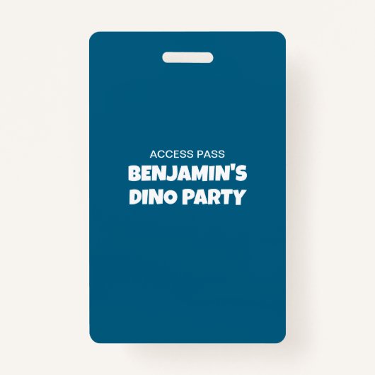 Dinosaurussen ontmoeten het stenen tijdperk badge (Achterkant)