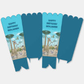 Dinosaurussen ontmoeten het stenen tijdperk bedankdoosjes (Ongevouwen)