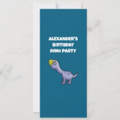 Dinosaurussen ontmoeten het stenen tijdperk kaart (Achterkant)