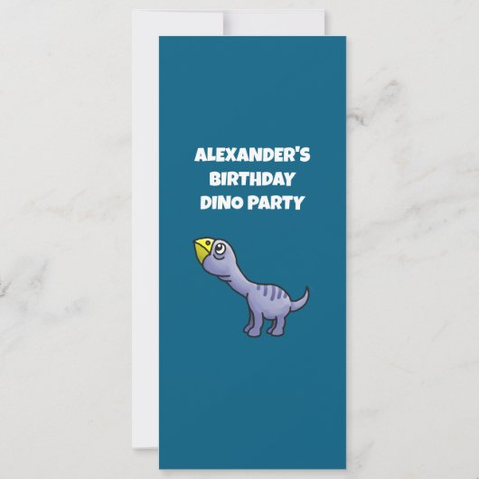 Dinosaurussen ontmoeten het stenen tijdperk kaart (Achterkant)