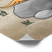 Dinosaurussen ontmoeten het stenen tijdperk poster (Hoek)