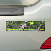 Dinosaurussen op San Juan-eiland Bumpersticker (Op auto)