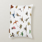 Dinosaurussen, prehistorische wereld van dinosauru accent kussen (Achterkant (Verticaal))