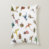 Dinosaurussen, prehistorische wereld van dinosauru accent kussen (Voorkant(Verticaal))
