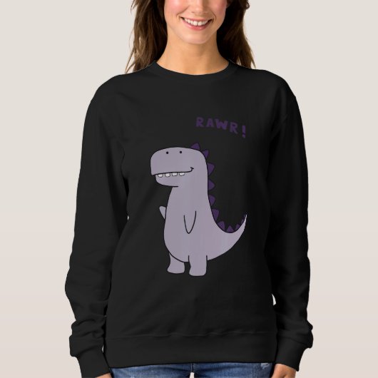 Dinosaurussen Rawr Brullen Kinderen Plezier Trui (Voorkant)