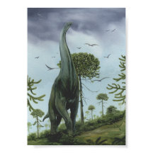 dinosaurussen, Sauroposeidon met vogels die vlieg