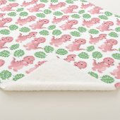 Dinosaurussen. Sherpa Blanket Deken (3/4)