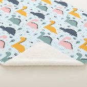 Dinosaurussen. Sherpa Blanket Deken (3/4)