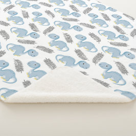 Dinosaurussen. Sherpa Blanket Deken