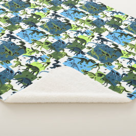 Dinosaurussen. Sherpa Blanket Deken