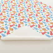 Dinosaurussen. Sherpa Blanket Deken (3/4)