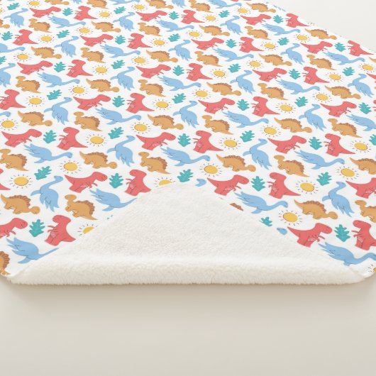 Dinosaurussen. Sherpa Blanket Deken (3/4)