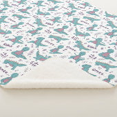 Dinosaurussen. Sherpa Blanket Deken (3/4)