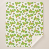 Dinosaurussen. Sherpa Blanket Sherpa Deken (Voorkant)