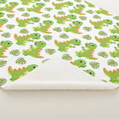 Dinosaurussen. Sherpa Blanket Sherpa Deken (3/4)