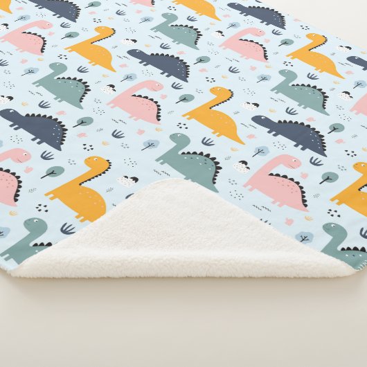 Dinosaurussen. Sherpa Blanket Sherpa Deken (3/4)