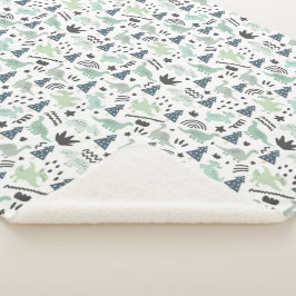 Dinosaurussen. Sherpa Blanket Sherpa Deken