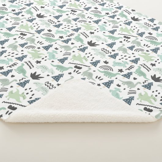 Dinosaurussen. Sherpa Blanket Sherpa Deken (3/4)