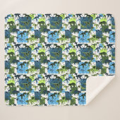 Dinosaurussen. Sherpa Blanket Sherpa Deken (Voorkant (horizontaal))