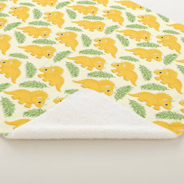 Dinosaurussen. Sherpa Blanket Sherpa Deken