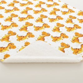 Dinosaurussen. Sherpa Blanket Sherpa Deken