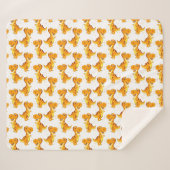 Dinosaurussen. Sherpa Blanket Sherpa Deken (Voorkant (horizontaal))