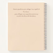 Dinosaurussen (Spaans) Notitieboek (Achterkant)