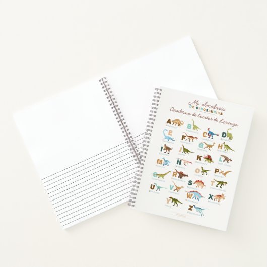 Dinosaurussen (Spaans) Notitieboek (Binnen)