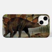  dinosaurussen, Stegosaurus, staart met pieken Case-Mate iPhone Case (Achterkant (horizontaal))