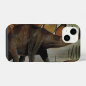 dinosaurussen, Stegosaurus, staart met pieken iPhone Hoesje (Achterkant horizontaal)