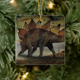  dinosaurussen, Stegosaurus, staart met pieken Keramisch Ornament