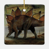  dinosaurussen, Stegosaurus, staart met pieken Keramisch Ornament (Achterkant)